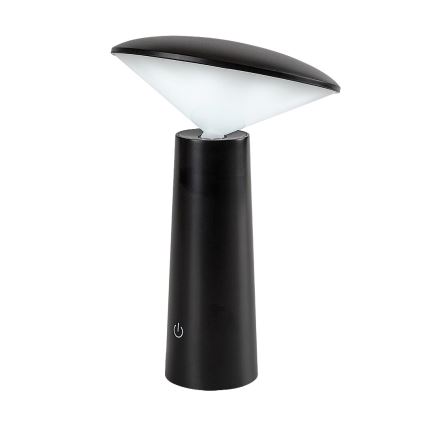 Rabalux - LED Димируема акумулаторна настолна touch лампа POLPERRO LED/3W/3,7V 1200mAh черен