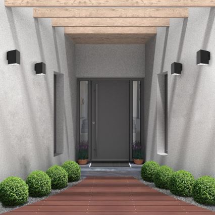 Rabalux - LED Екстериорен аплик LED/9W/230V 2700/4000/6500K IP65 черен