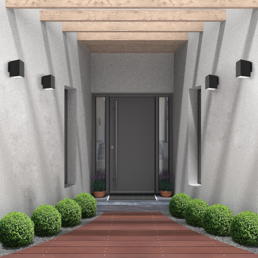 Rabalux - LED Екстериорен аплик LED/9W/230V 2700/4000/6500K IP65 черен