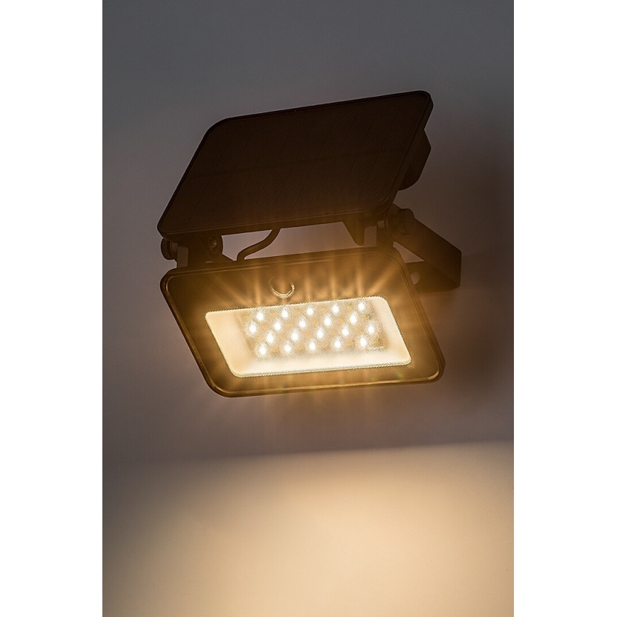 Rabalux - LED Соларен прожектор със сензор LED/6W/3,7V 3000/4000/6500K IP65