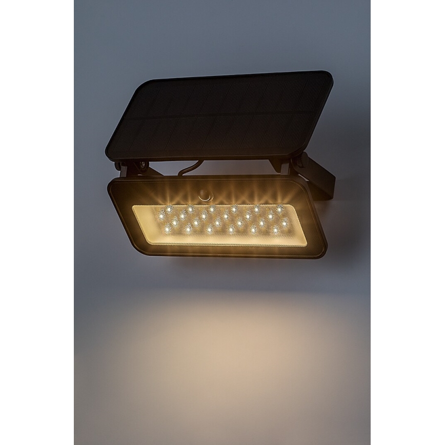 Rabalux - LED Соларен прожектор със сензор LED/8W/3,7V 3000/4000/6500K IP65