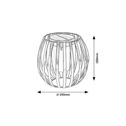 Rabalux - LED Соларна лампа LED/1W/1,2V 300mAh IP44