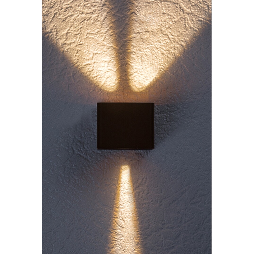 Rabalux - LED Екстериорен аплик LED/10W/230V IP54 кафяв