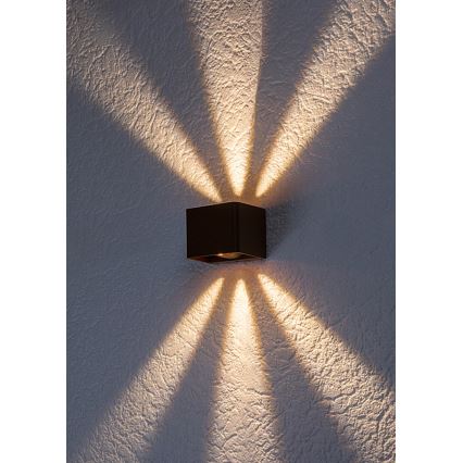 Rabalux - LED Екстериорен аплик LED/10W/230V IP54 кафяв