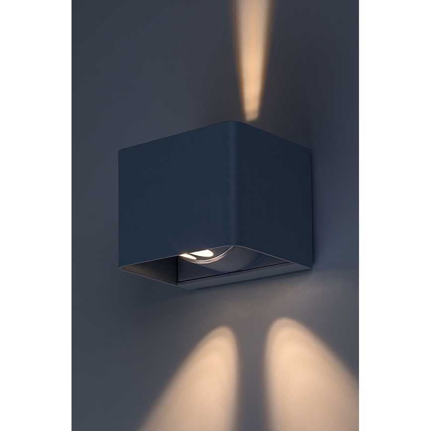 Rabalux - LED Екстериорен аплик LED/10W/230V IP54 сив