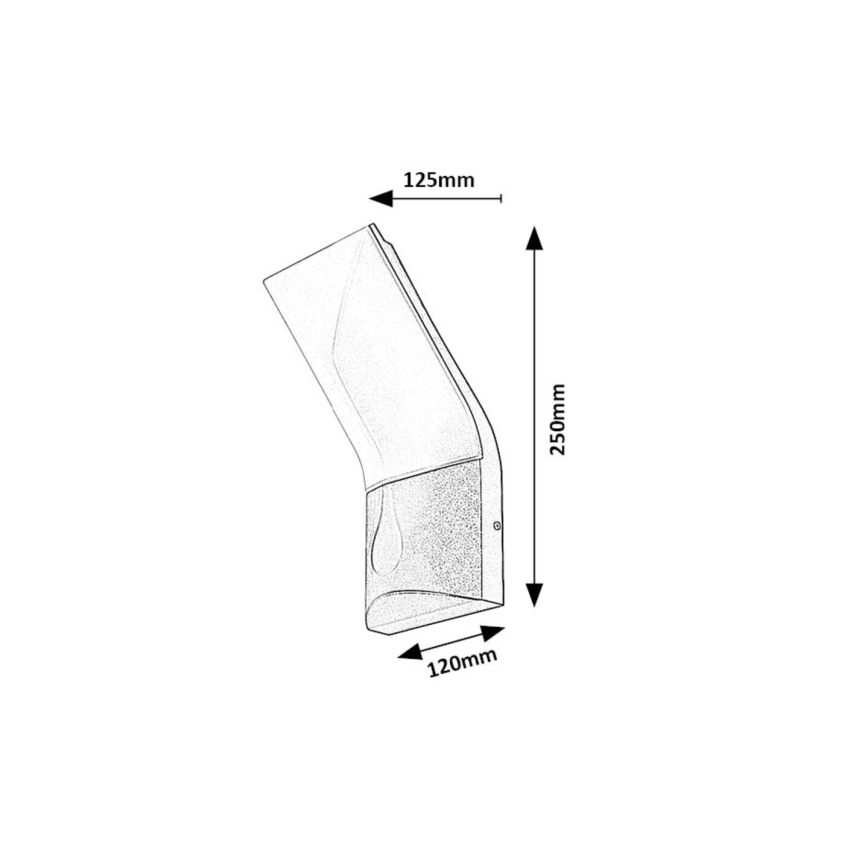 Rabalux - LED Екстериорен аплик LED/10W/230V IP54