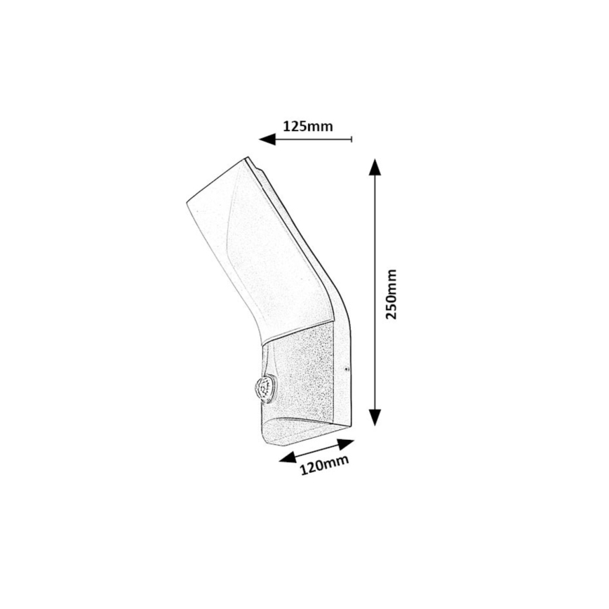 Rabalux - LED Екстериорен аплик със сензор LED/10W/230V IP54