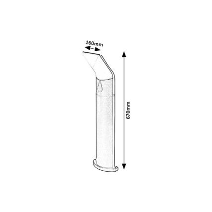 Rabalux - LED Екстериорна лампа LED/10W/230V IP54