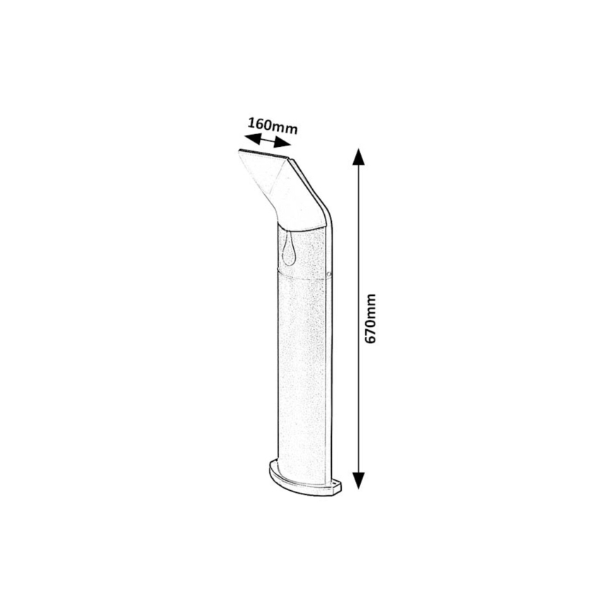 Rabalux - LED Екстериорна лампа LED/10W/230V IP54