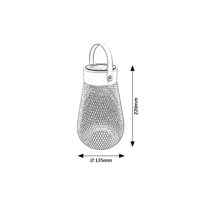 Rabalux - LED Соларна лампа LED/0,16W/1,2V 400mAh IP44