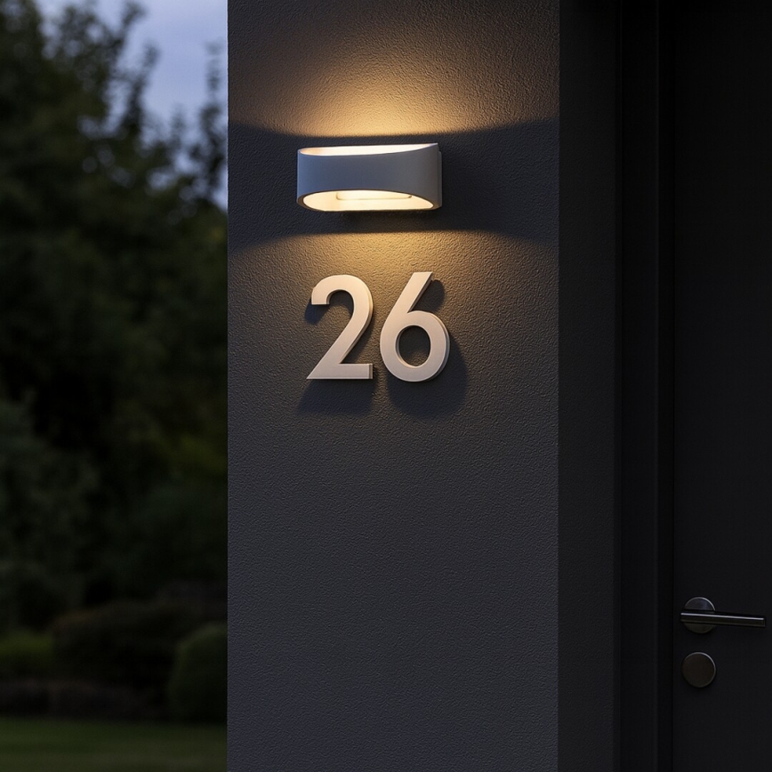 Rabalux - LED външен стенен осветител LED/9W/230V IP54 бял