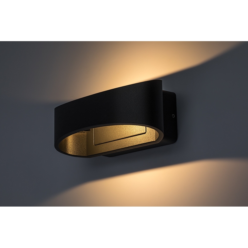 Rabalux - Външно стеннo LED осветително тяло, 9W, 230V, IP54, антрацит