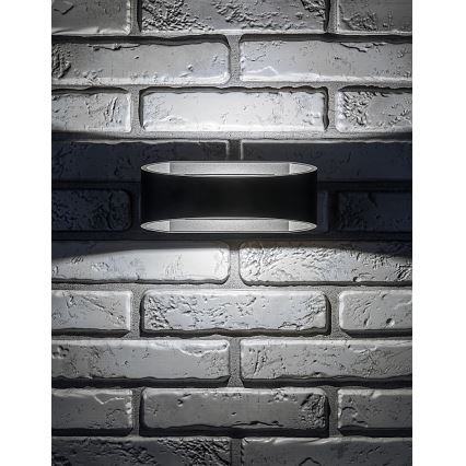 Rabalux - Външно стеннo LED осветително тяло, 9W, 230V, IP54, антрацит