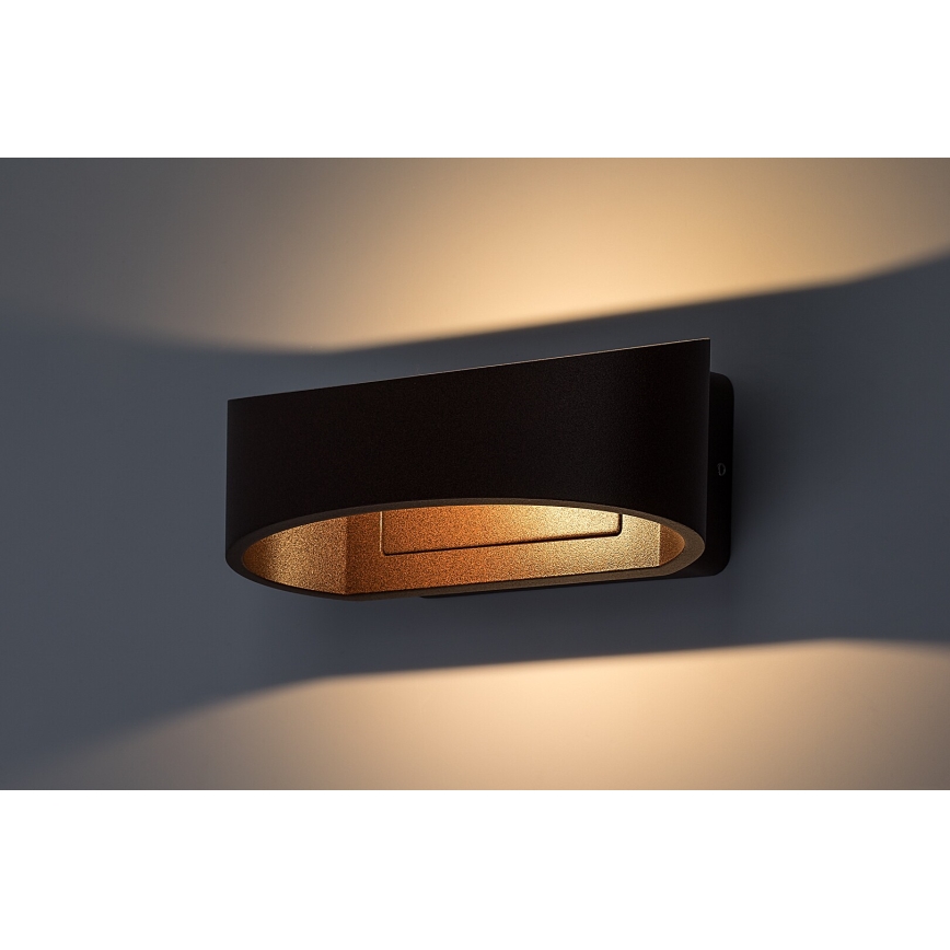 Rabalux - LED външен стенен аплик LED/9W/230V IP54 кафяв