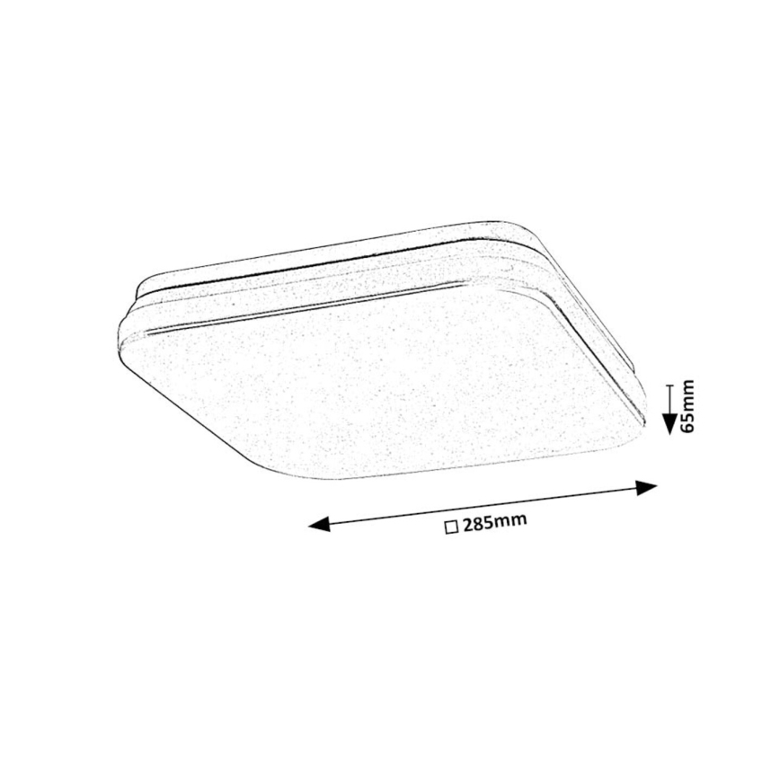 Rabalux - LED Плафон за баня LED/18W/230V 3000/4000/6000K IP44