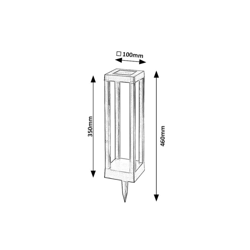 Rabalux - LED Соларна лампа LED/0,18W/3,7V IP44