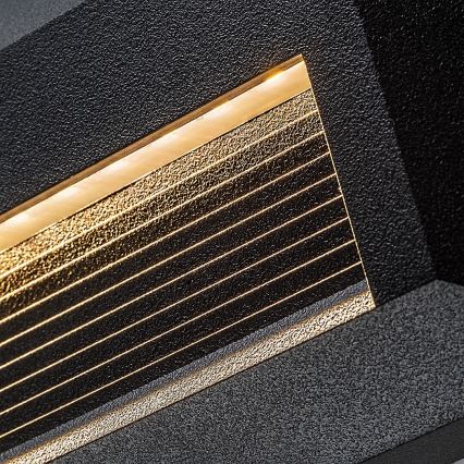 Rabalux - LED външна стенна лампа LED/6W/230V IP65 черна