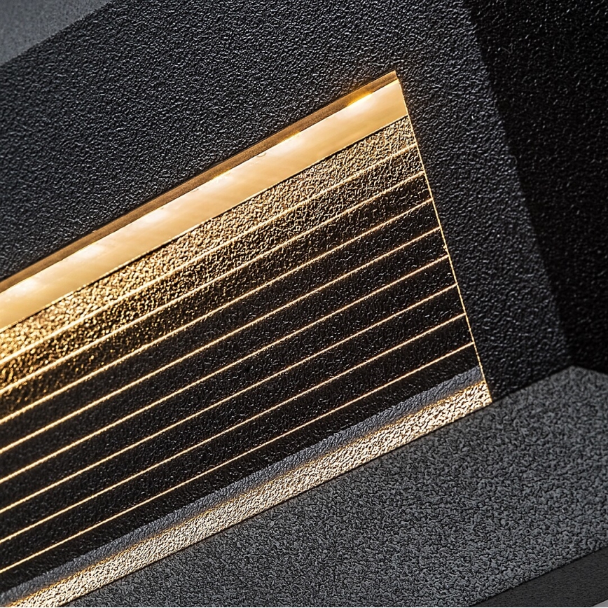 Rabalux - LED външна стенна лампа LED/6W/230V IP65 черна