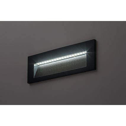 Rabalux - LED Външен стенен осветител LED/6W/230V IP65 черен