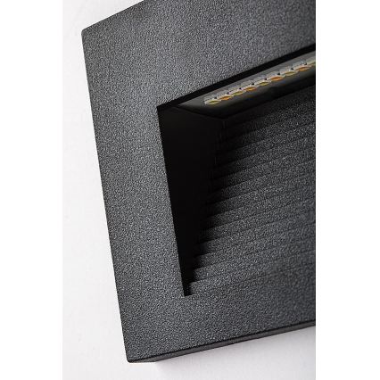 Rabalux - LED Външен стенен осветител LED/6W/230V IP65 черен