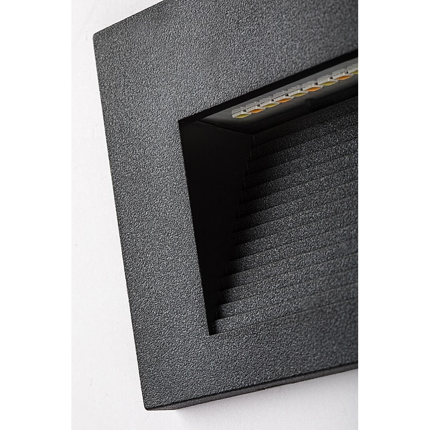 Rabalux - LED Външен стенен осветител LED/6W/230V IP65 черен