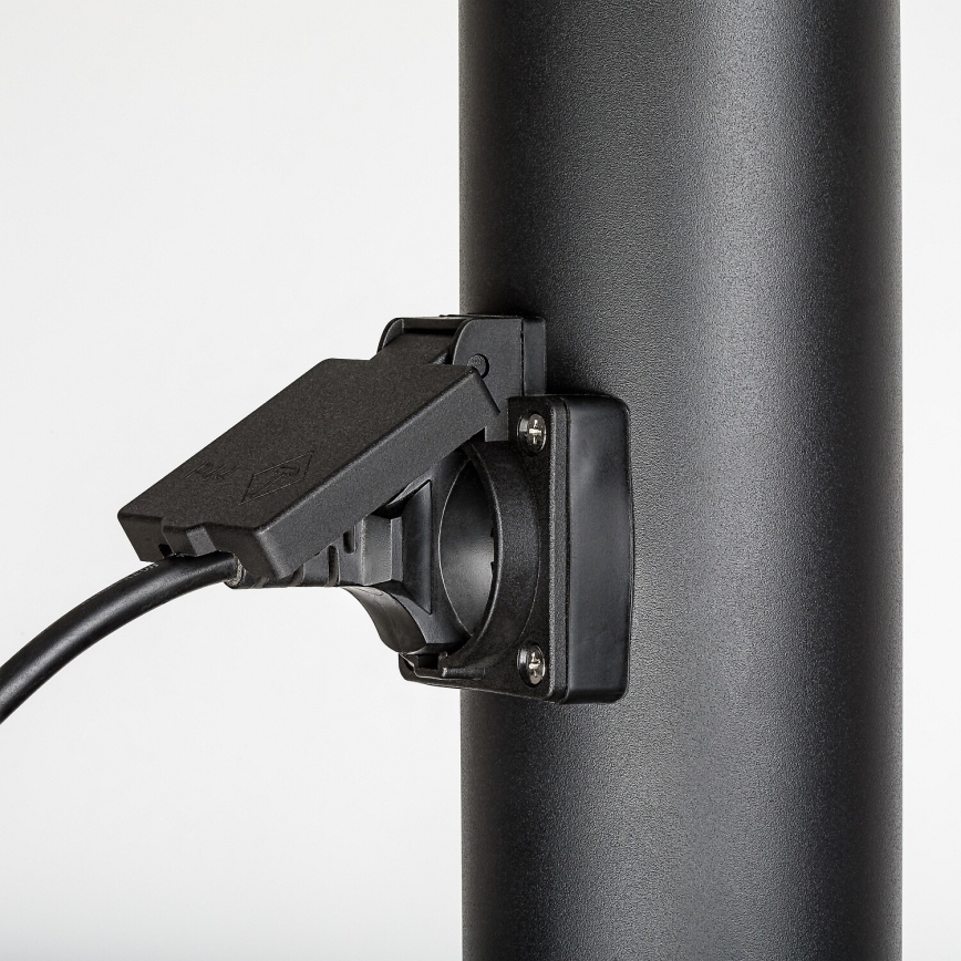 Rabalux - Външна лампа с вграден контакт 1xE27/25W/230V IP44