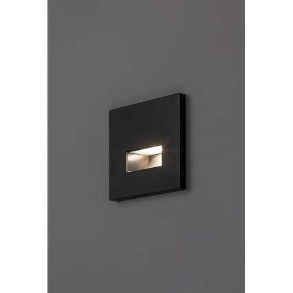Rabalux - стълбищно осветително тяло LED/1W/230V 3000/4500/6500K черно