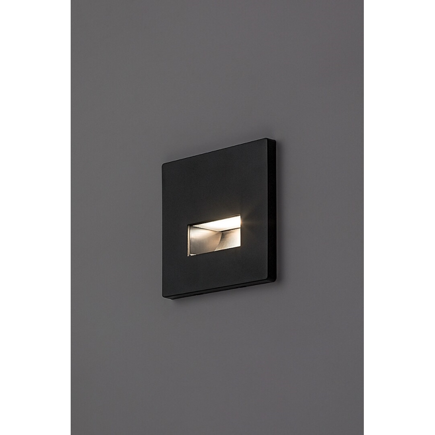 Rabalux - стълбищно осветително тяло LED/1W/230V 3000/4500/6500K черно