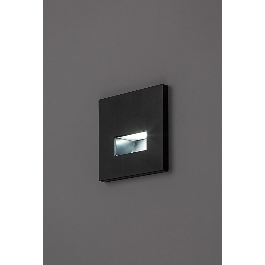 Rabalux - стълбищно осветително тяло LED/1W/230V 3000/4500/6500K черно