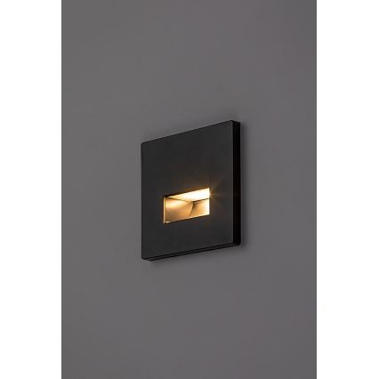 Rabalux - LED осветително тяло за стълбище LED/1W/230V 3000/4500/6500K черно