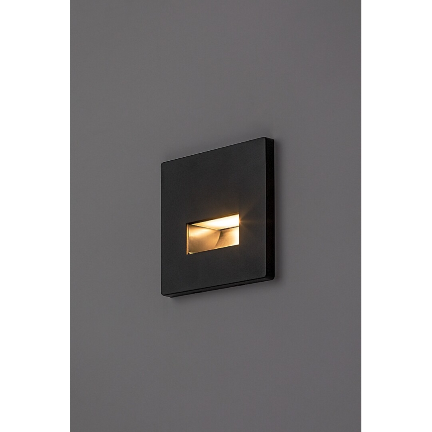 Rabalux - LED осветително тяло за стълбище LED/1W/230V 3000/4500/6500K черно