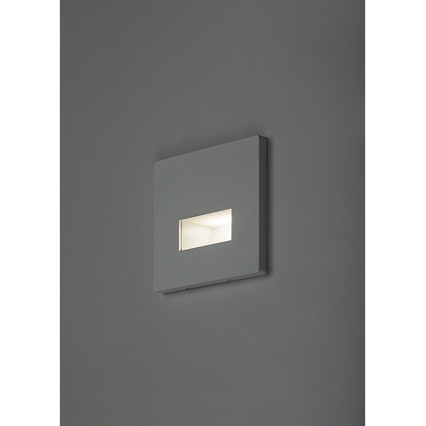 Rabalux - LED стълбищно осветително тяло LED/1W/230V 3000/4500/6500K бяло