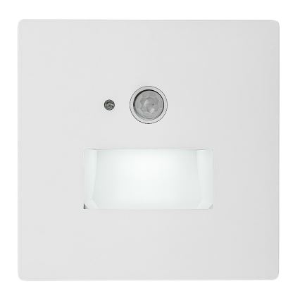 Rabalux - LED стълбищно осветително тяло със сензор за движение и сумрак LED/1W/230V 3000/4500/6500K бяло