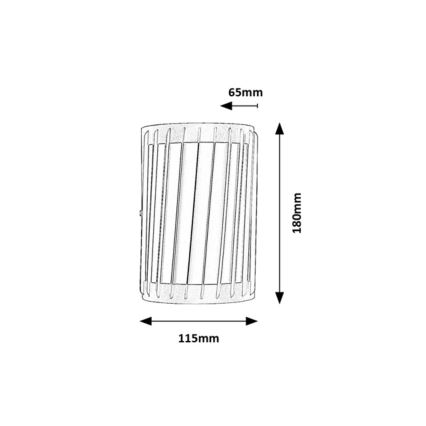 Rabalux - LED външно стенно осветително тяло LED/6W/230V IP54