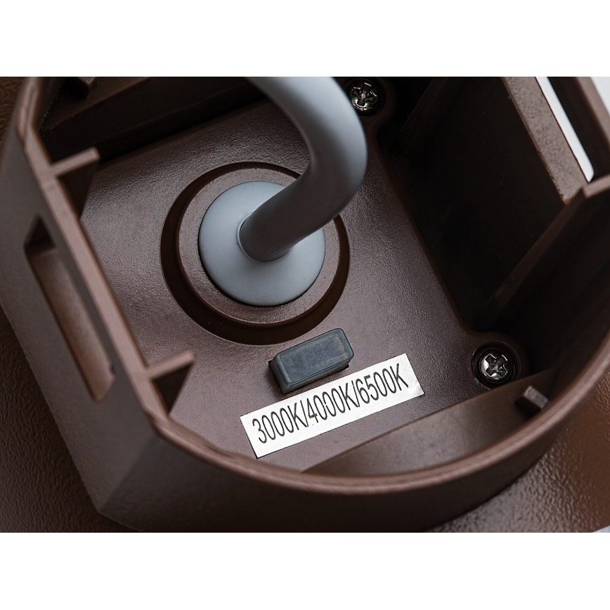 Rabalux - Външно стенно LED осветително тяло LED/16W/230V IP65 кафяво