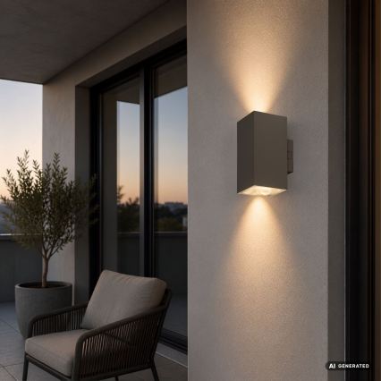 Rabalux - LED стенен осветител за външна употреба LED/18W/230V 2700/4000/6500K IP65