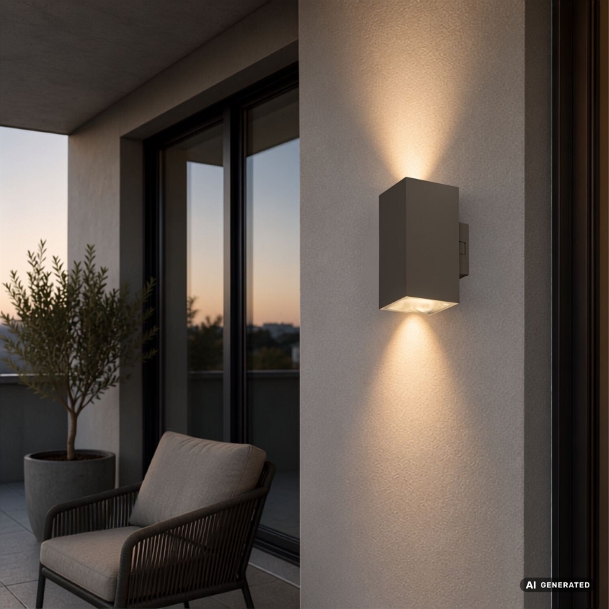 Rabalux - LED стенен осветител за външна употреба LED/18W/230V 2700/4000/6500K IP65