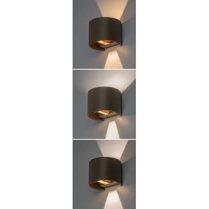 Rabalux - LED външна стенна лампа LED/5W/230V 2700/4000/6500K IP54 бежова