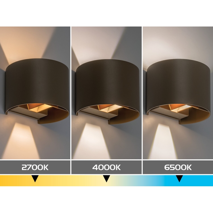 Rabalux - LED външна стенна лампа LED/5W/230V 2700/4000/6500K IP54 бежова