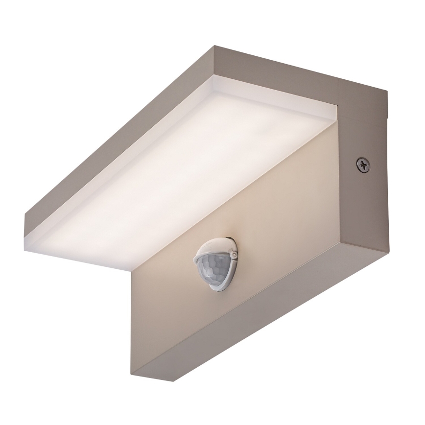 Rabalux - LED външно стенно осветително тяло с вграден сензор LED/9W/230V IP54 бежово