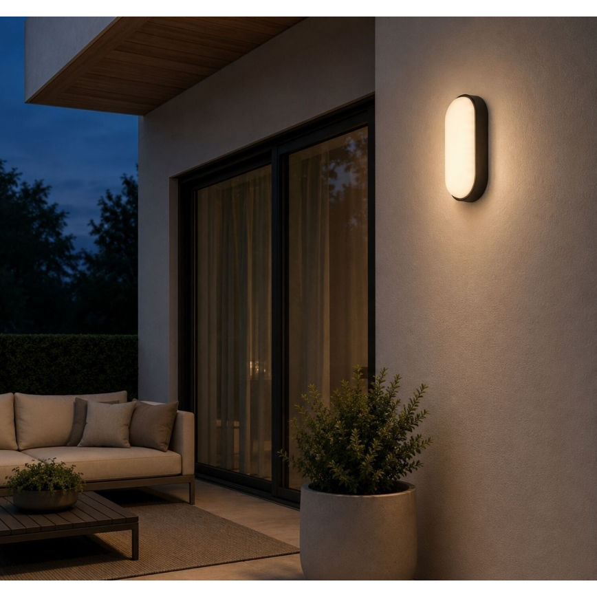 Rabalux - LED външно стенно осветително тяло LED/14W/230V IP54 черно