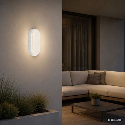 Rabalux - LED външна стенна лампа LED/14W/230V IP54 бяла