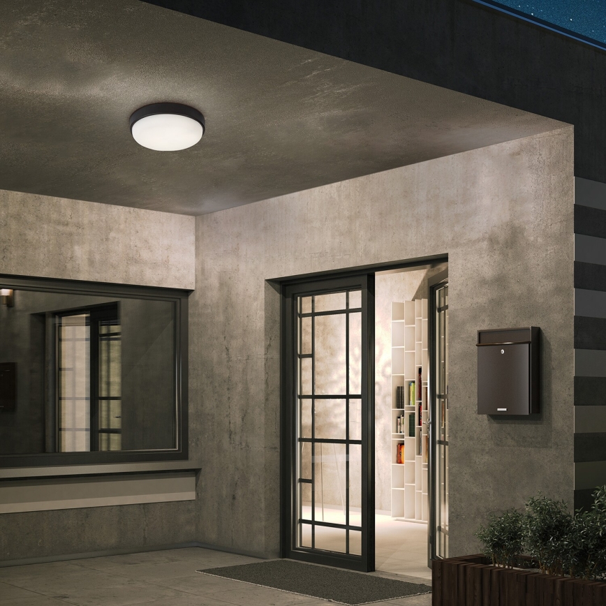Rabalux - LED външно таванно осветително тяло LED/14W/230V IP54 черно