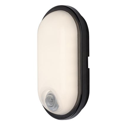 Rabalux - LED Външно таванно осветително тяло със сензор LED/15W/230V IP65 черно