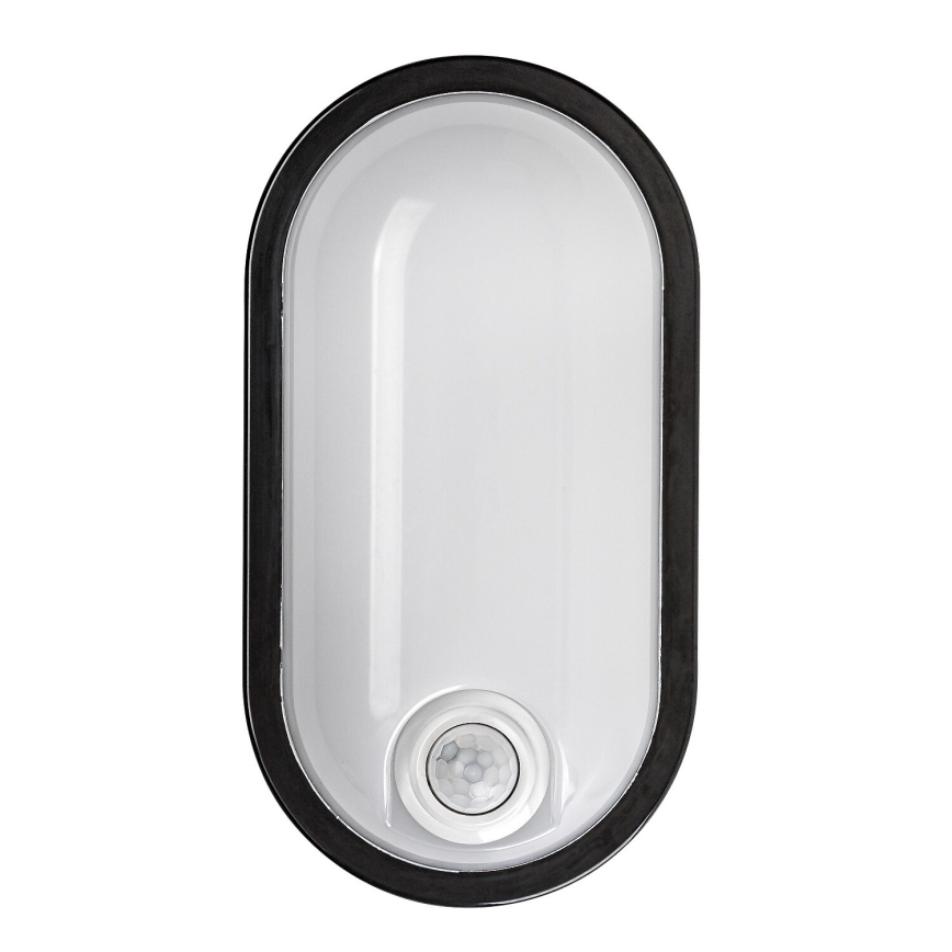 Rabalux - LED Външно таванно осветително тяло със сензор LED/15W/230V IP65 черно