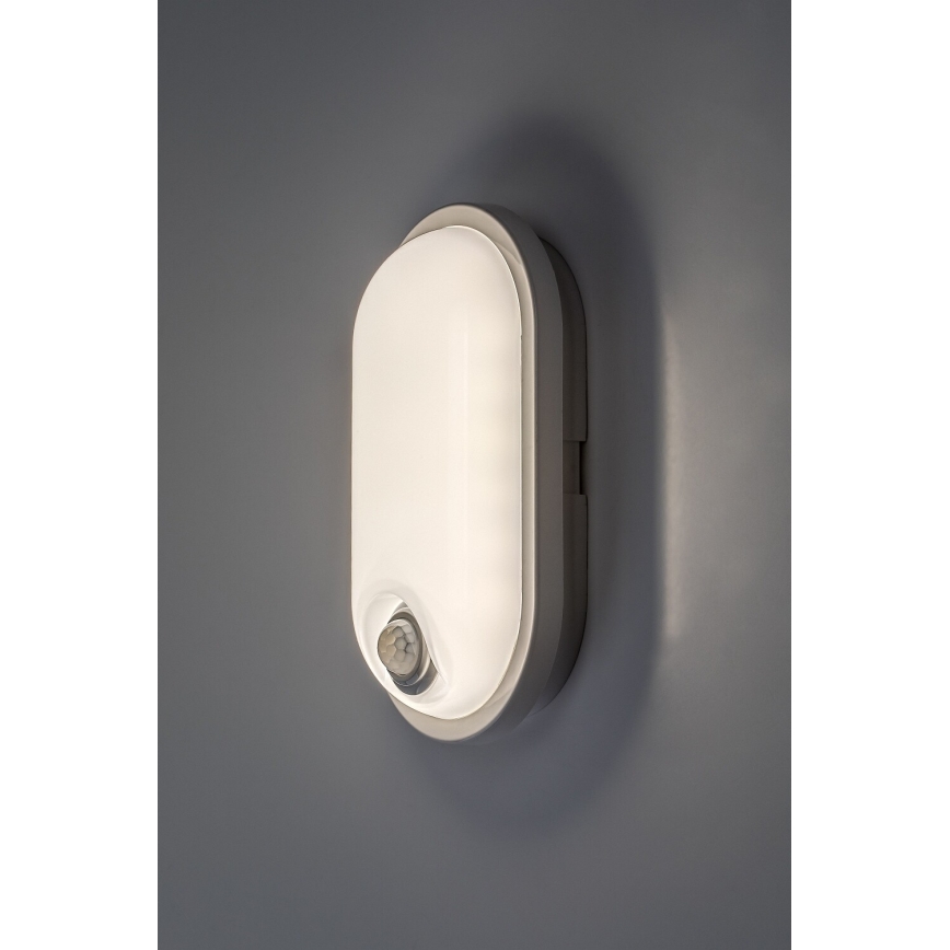 Rabalux - LED външно таванно осветително тяло със сензор LED/15W/230V IP65 бяло