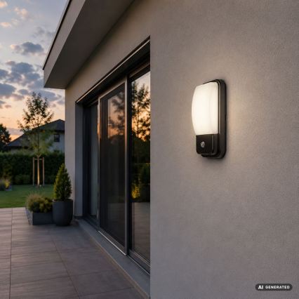 Rabalux - LED външна стенна лампа със сензор за движение LED/20W/230V IP65