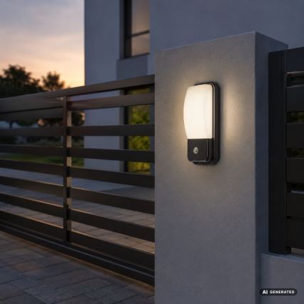 Rabalux - LED външна стенна лампа със сензор за движение LED/20W/230V IP65