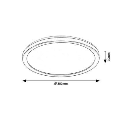 Rabalux - LED Димируема екстериорна лампа LED/15W/230V Wi-Fi Tuya 2700-6500K IP44 + дистанционно
