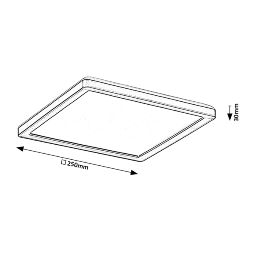 Rabalux - LED Димируема екстериорна лампа LED/15W/230V Wi-Fi Tuya 2700-6500K IP44 + дистанционно управление